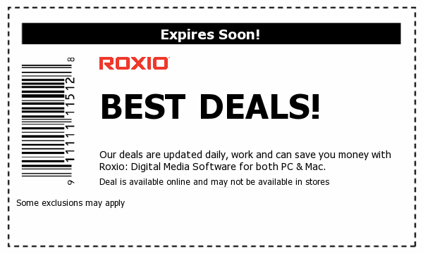 Roxio Deals