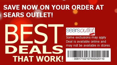 Sears Outlet Coupon Code