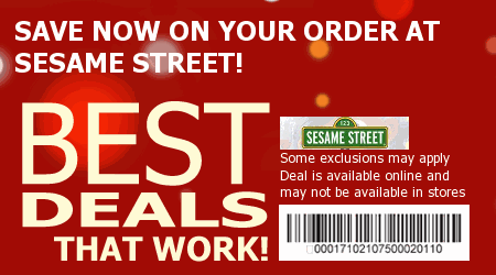Sesame Street Coupon Code