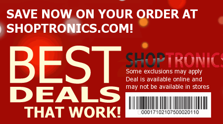 ShopTronics.com Coupon Code