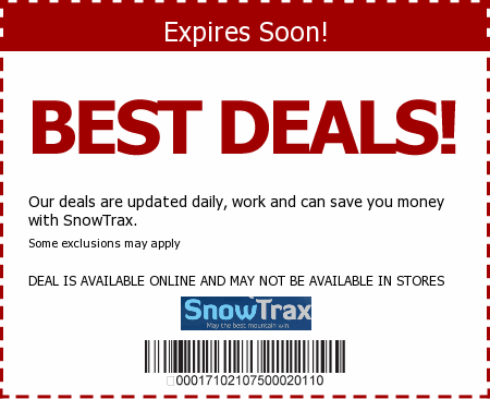 SnowTrax Promo Code