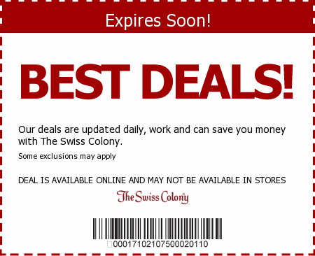 Swiss Colony Promo Code
