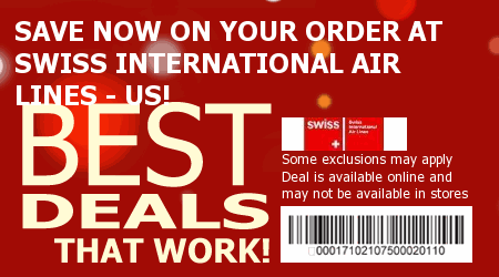 Swiss International Air Lines - US Coupon Code