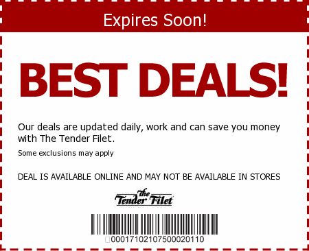 Tender Filet Promo Code