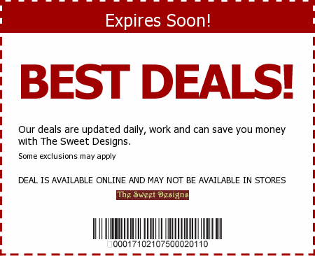 The Sweet Designs Promo Code