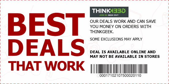ThinkGeek Coupons