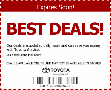 Toyota Service Promo Code