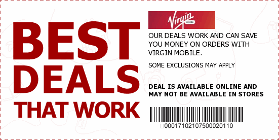 Virgin Mobile Coupons