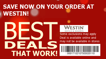 Westin Coupon Code