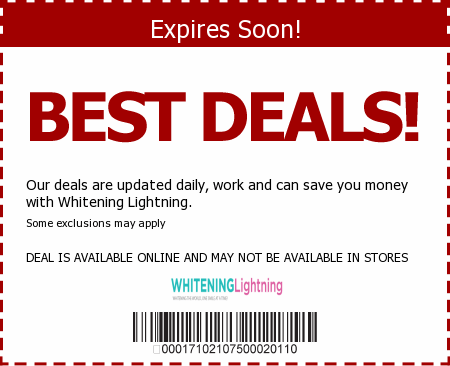 Whitening Lightning Promo Code