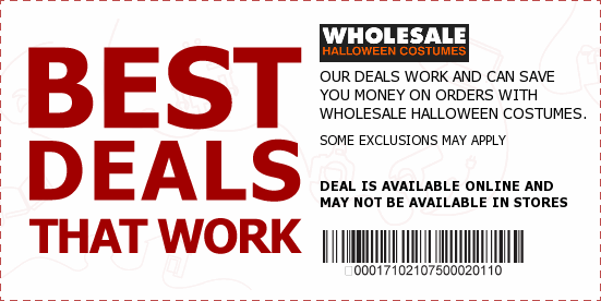Wholesale Halloween Costumes Coupons