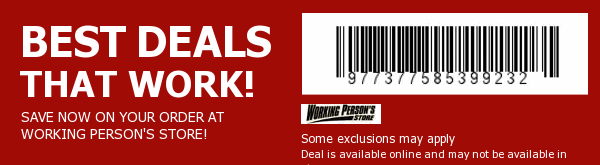 Working Person's Store Coupon