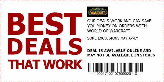 World of Warcraft Coupons