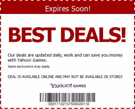 Yahoo Games Promo Code