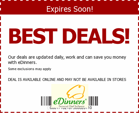 eDinners Promo Code