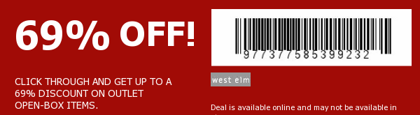 west elm Coupon